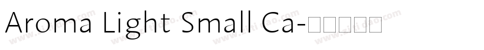 Aroma Light Small Ca字体转换